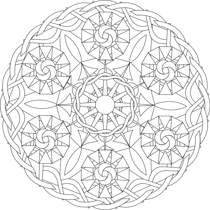 Mandala Design Coloring Pages At Getcolorings Free Printable