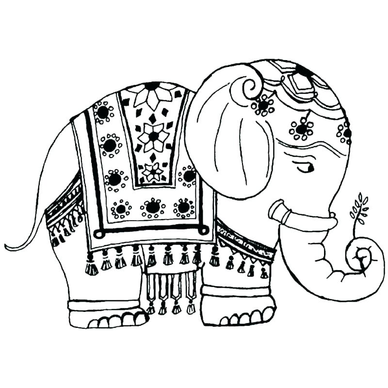 Mandala Elephant Coloring Pages At GetColorings Free Printable