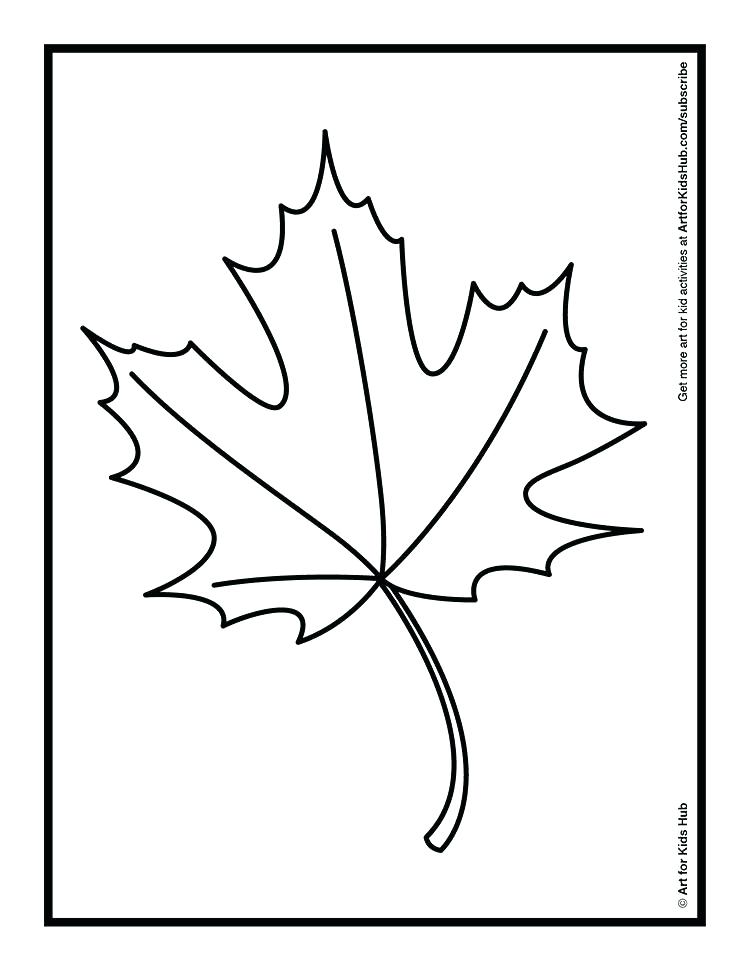 Maple Leaf Coloring Page at GetColorings.com | Free printable colorings