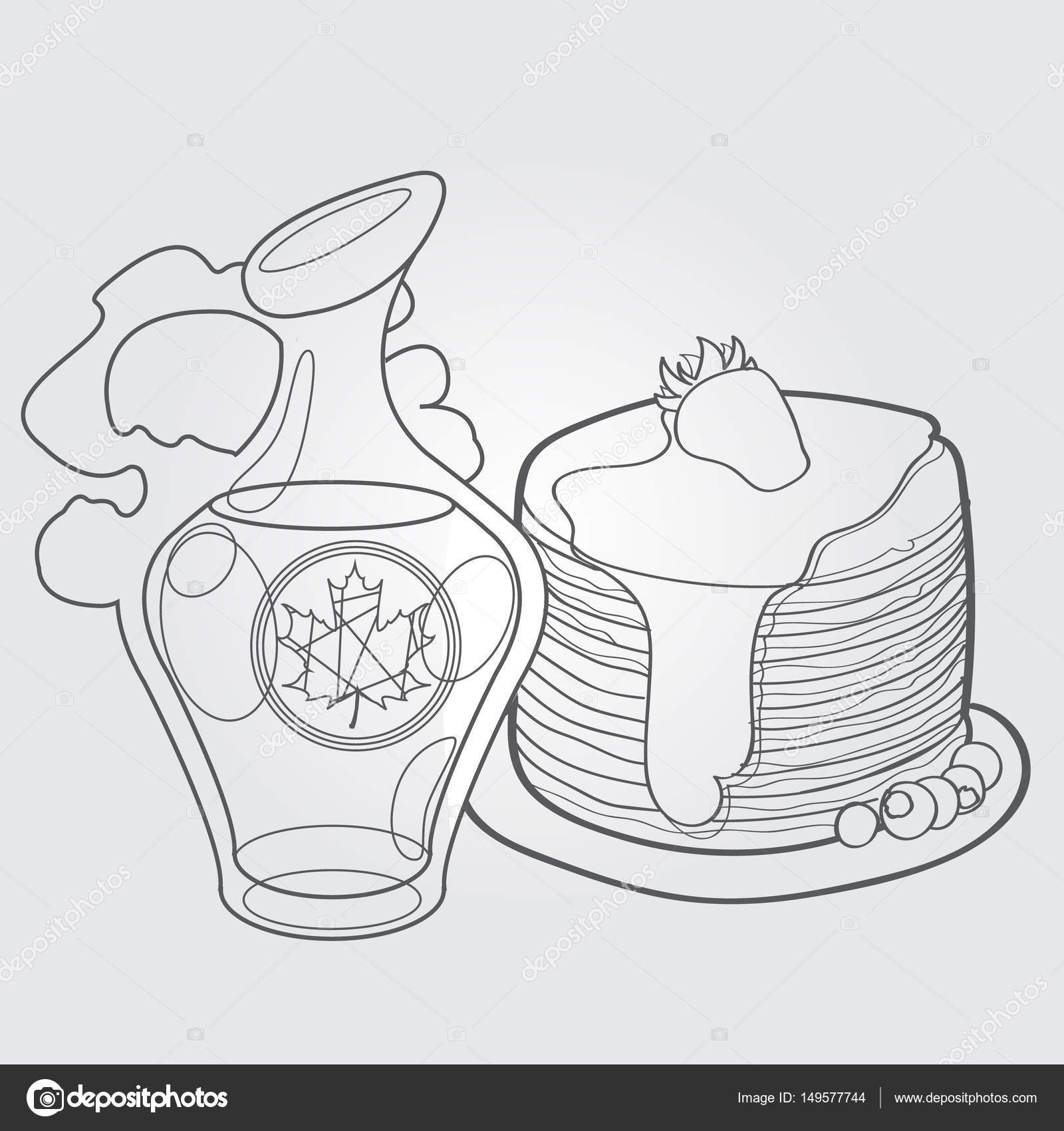 Maple Syrup Coloring Pages at GetColorings.com | Free printable