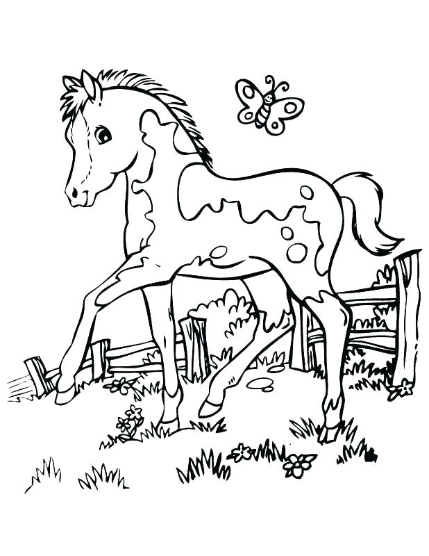 Mare And Foal Coloring Pages at GetColorings.com | Free ...