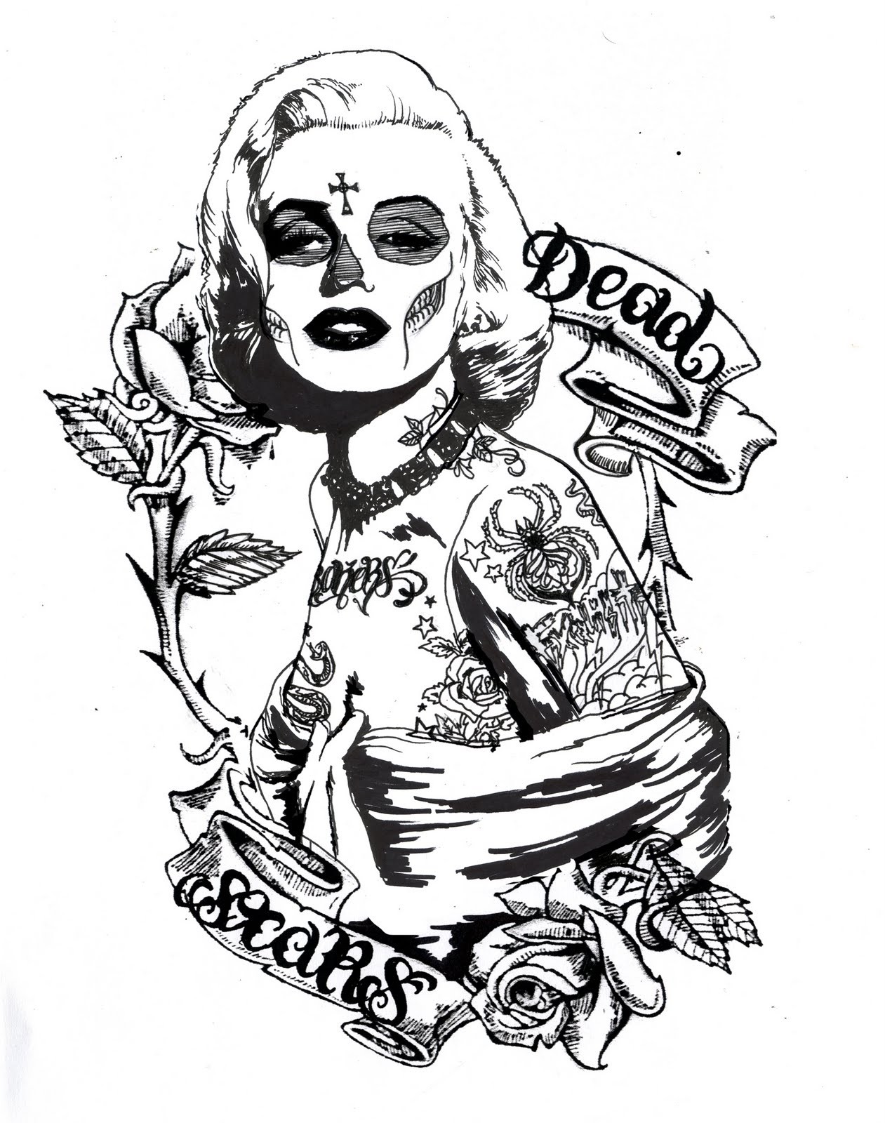 Marilyn Monroe Coloring Page At GetColorings Free Printable 