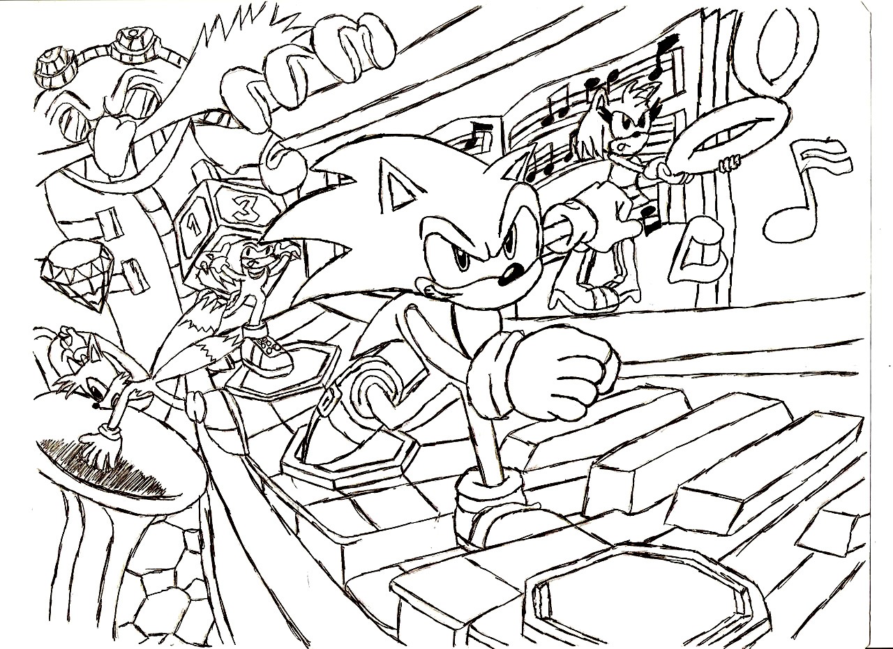 Mario And Sonic Coloring Pages At GetColorings Free Printable 
