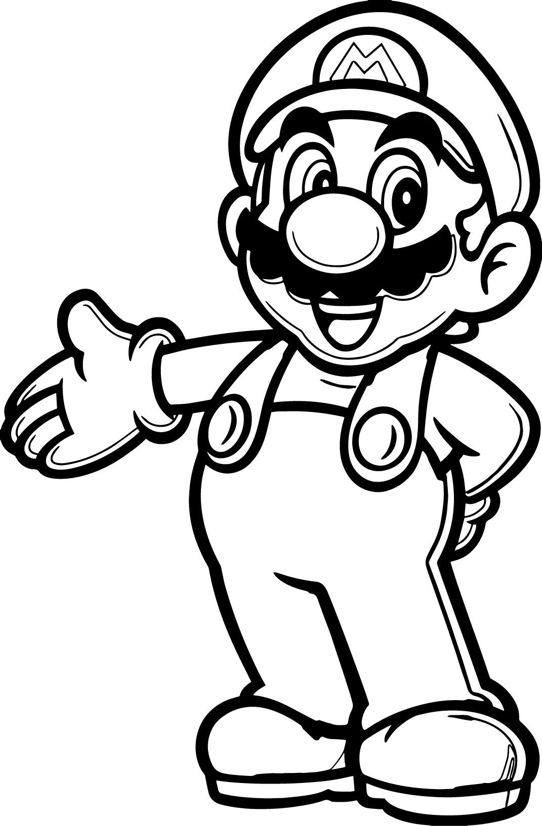 Mario Odyssey Coloring Pages at Free