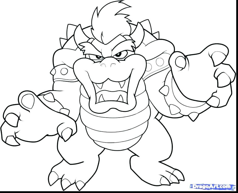 Mario Goomba Coloring Pages at GetColorings.com | Free ...