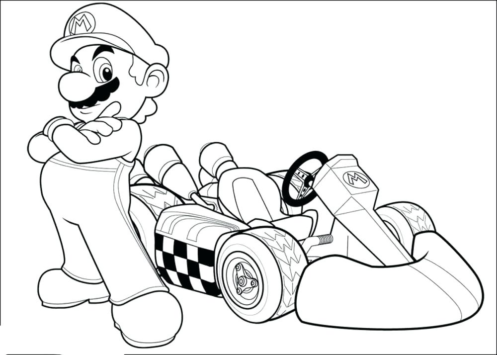 Mario Kart Peach Coloring Pages At GetColorings Free Printable 