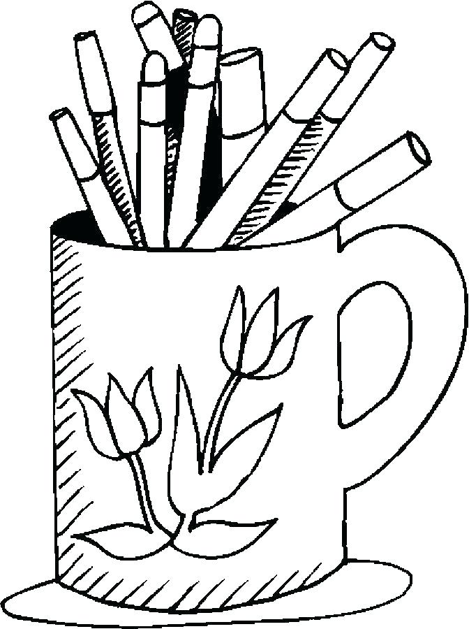 Marker Coloring Page at GetColorings.com | Free printable colorings