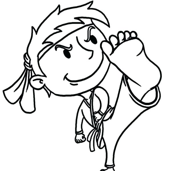 Martial Arts Coloring Pages at GetColorings.com | Free printable