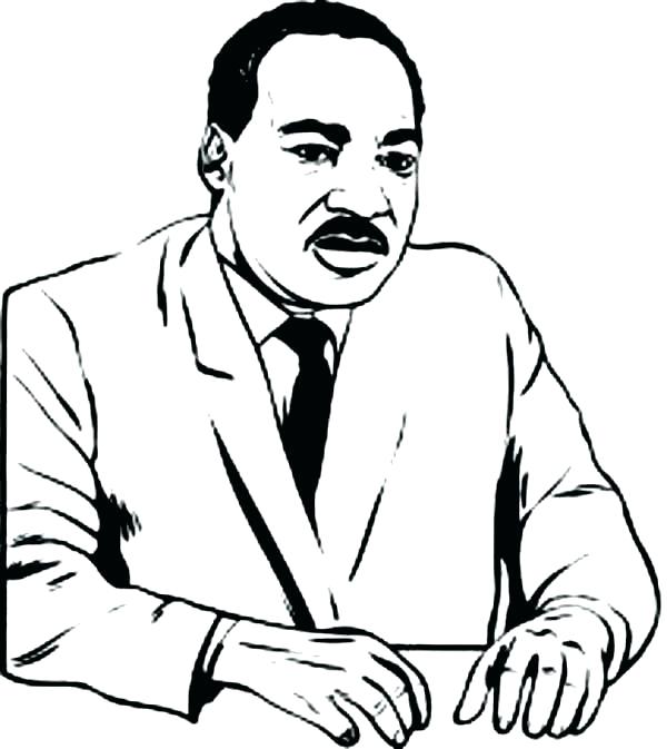Martin Luther King Jr Coloring Pages Free at Free printable colorings pages