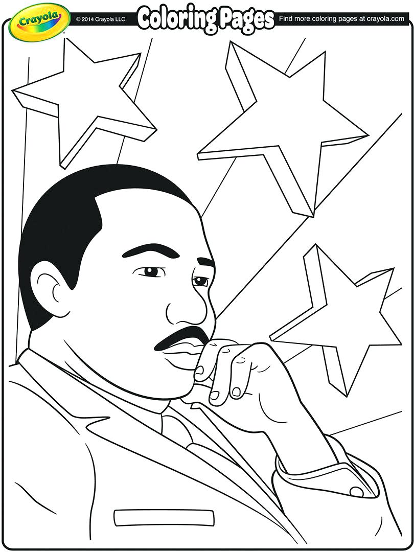 Mlk Coloring Pages Printable Printable World Holiday