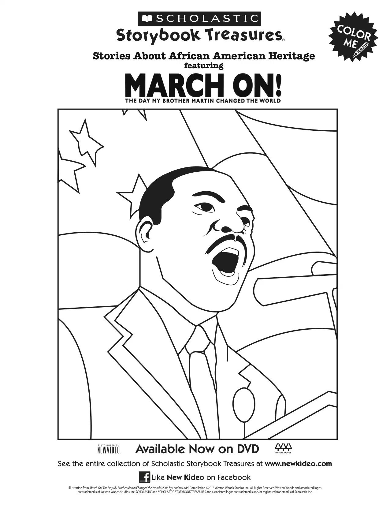 Free Printable Martin Luther King Coloring Page Martin Luther King