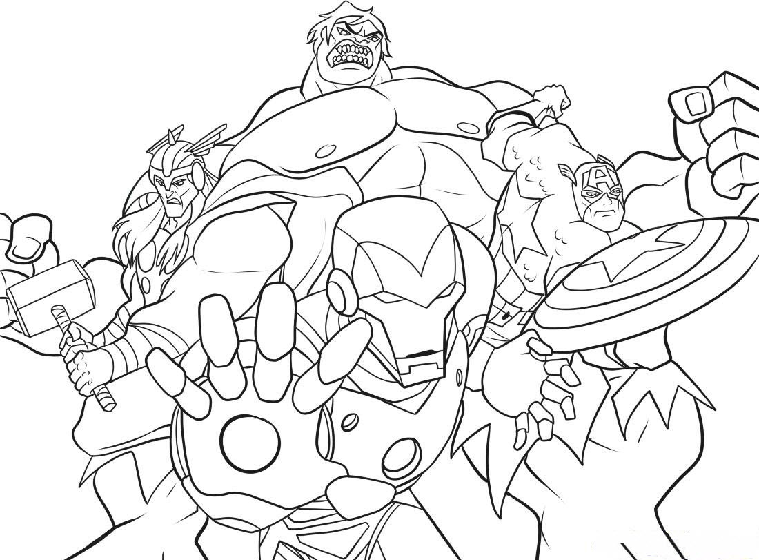 10 Marvel Characters Coloring Pages Free for Download