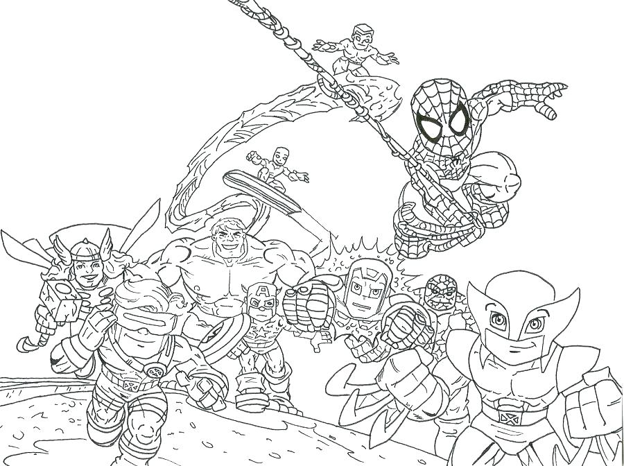 Marvel Christmas Coloring Pages at GetColorings.com | Free printable