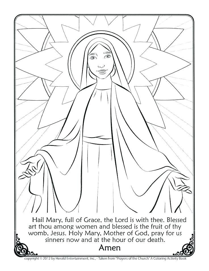 Mary And Jesus Coloring Page at GetColorings.com | Free printable