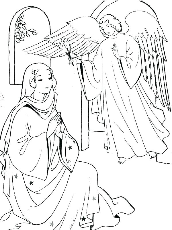 Mary Joseph Jesus Coloring Pages_ at GetColorings.com | Free printable