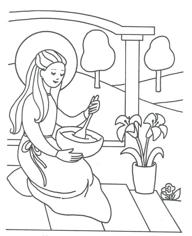 Mary Mother Of Jesus Coloring Pages at GetColorings.com | Free
