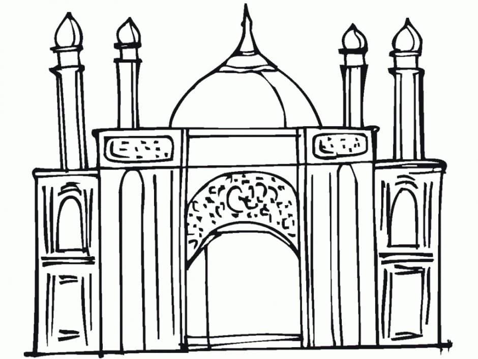 Masjid Coloring Pages at GetColorings.com | Free printable colorings