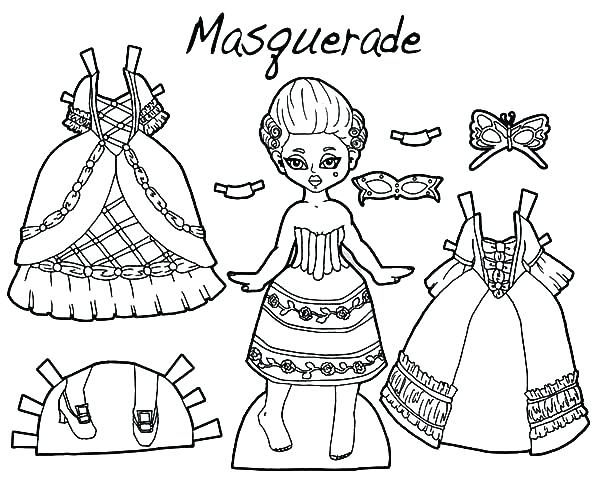 Masquerade Mask Coloring Pages at GetColorings.com | Free printable