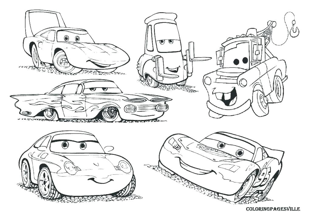 Mater Cars Coloring Pages at GetColorings.com | Free printable