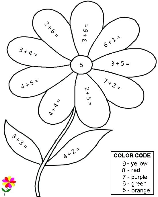 easy math coloring pages