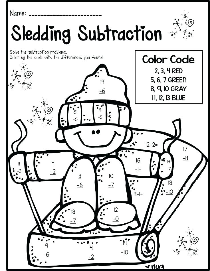 Coloring Pages Math 1st Grade