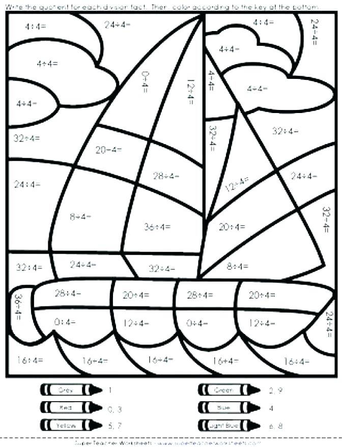 Math Facts Coloring Pages At Getcolorings.com | Free Printable