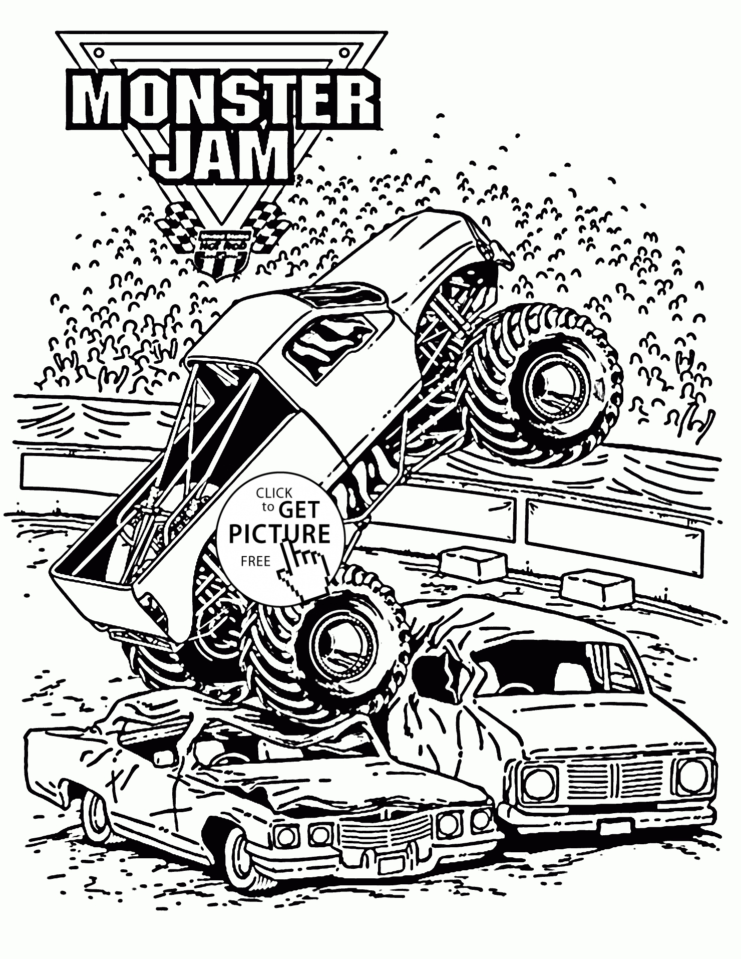 Max D Monster Truck Coloring Pages at GetColorings.com ...