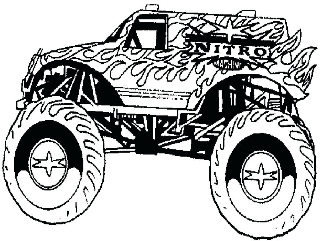 Max D Monster Truck Coloring Pages At GetColorings Free Printable 