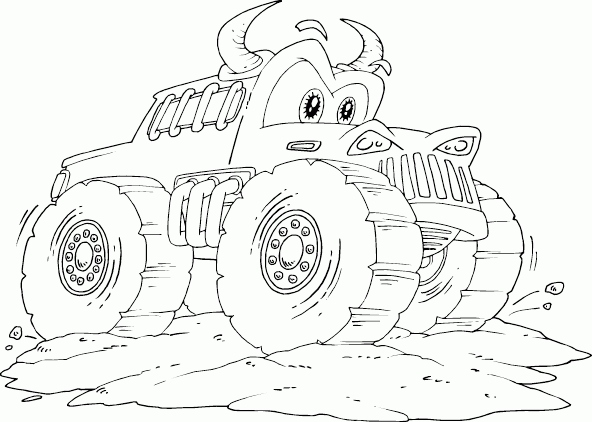 max d monster truck coloring pages at getcolorings