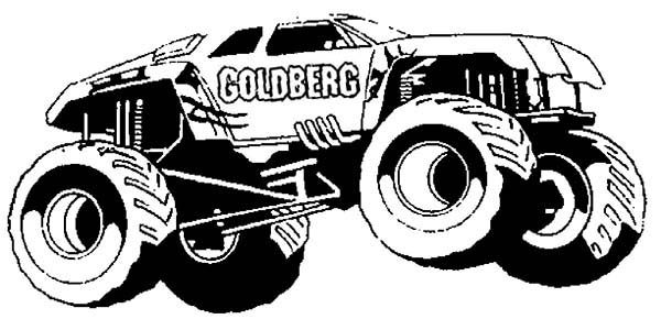 Max D Monster Truck Coloring Pages at GetColoringscom