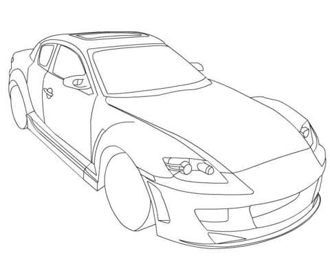 Mazda Coloring Pages at GetColorings.com  Free printable colorings