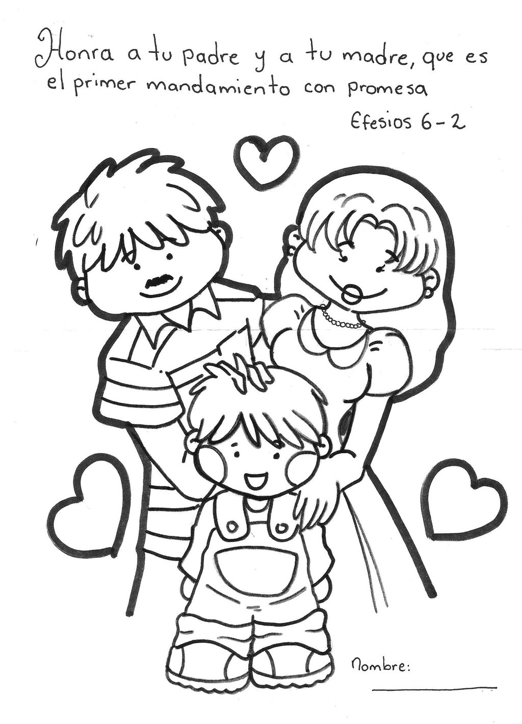 Me And My Family Coloring Pages at GetColorings.com | Free printable