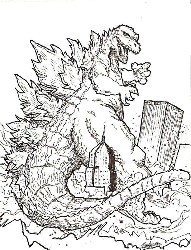 Mechagodzilla Coloring Pages at GetColorings.com | Free printable