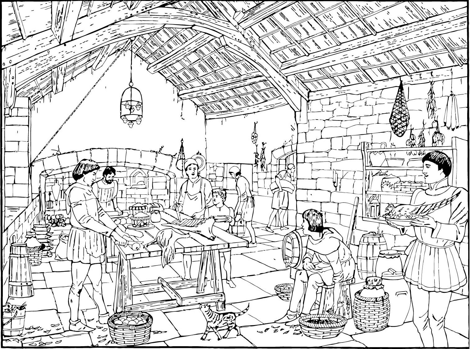 Medieval Coloring Pages For Adults at GetColorings.com | Free printable ...