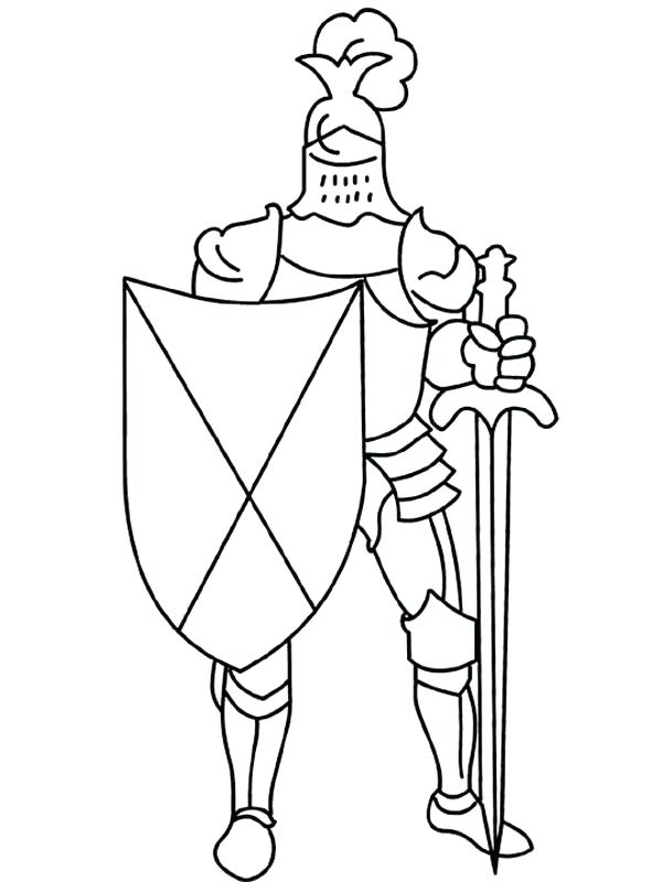 Medieval Knight Coloring Pages at GetColorings.com | Free printable
