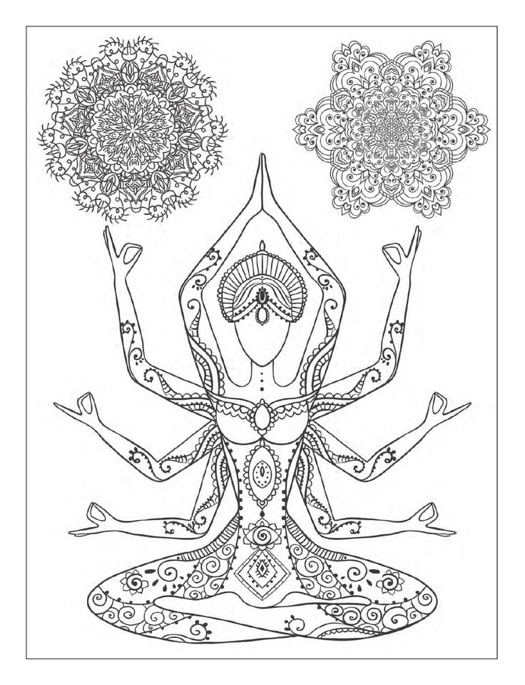 Meditation Coloring Pages Free at GetColorings.com | Free printable