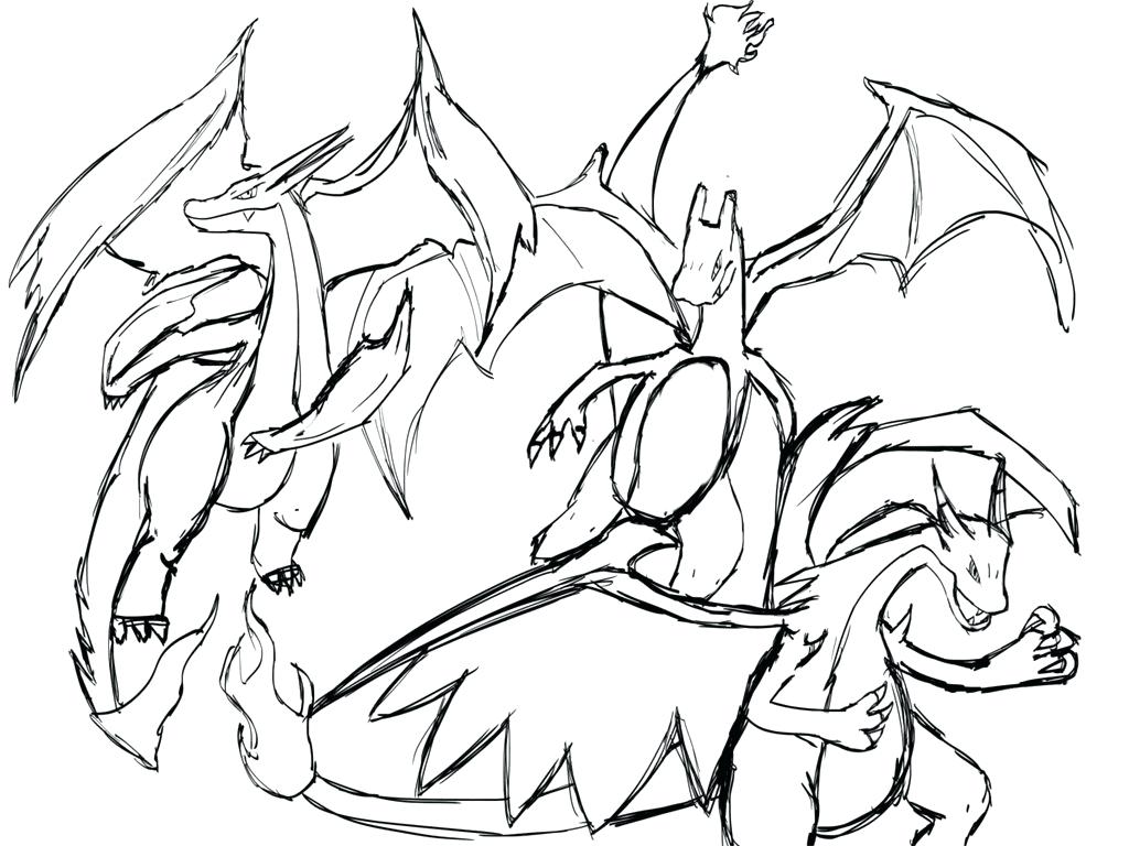 Mega Charizard X Coloring Page At GetColorings Free Printable 