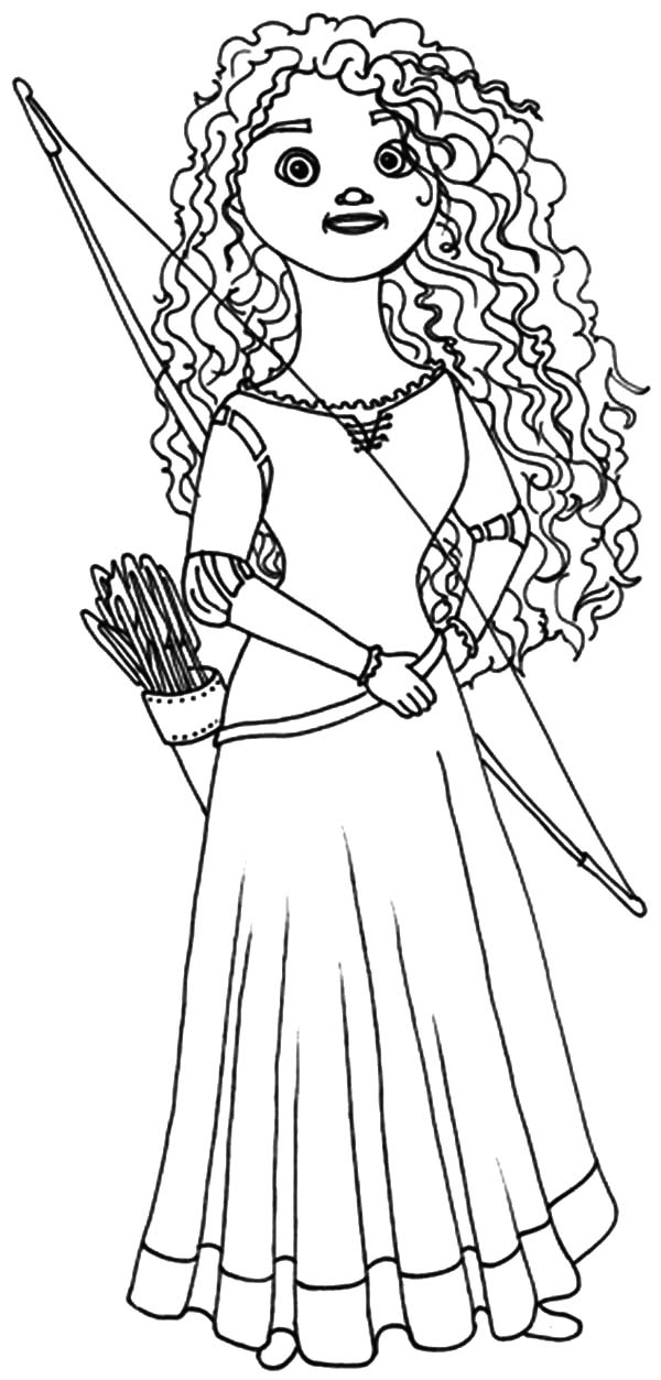 Merida Coloring Pages - Learny Kids
