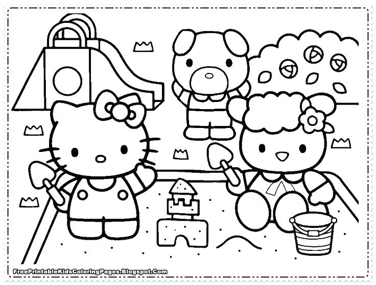 kitty mermaid coloring pages