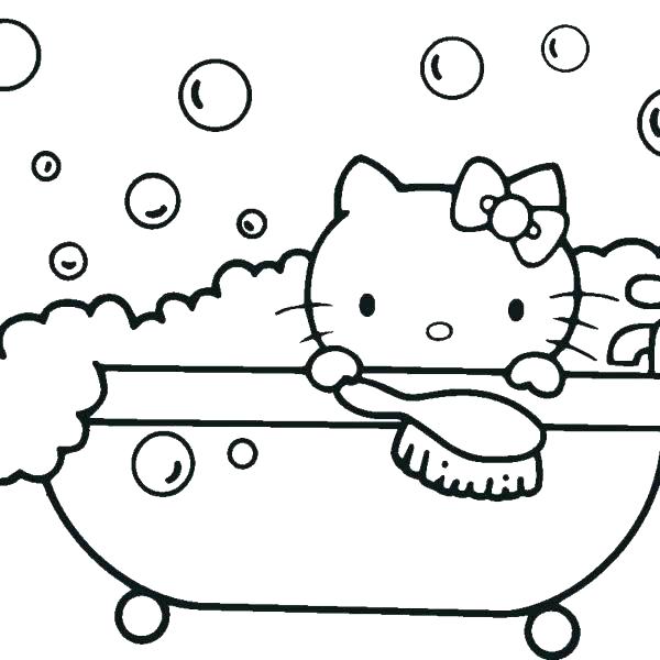 Mermaid Hello Kitty Coloring Pages at GetColorings.com | Free printable