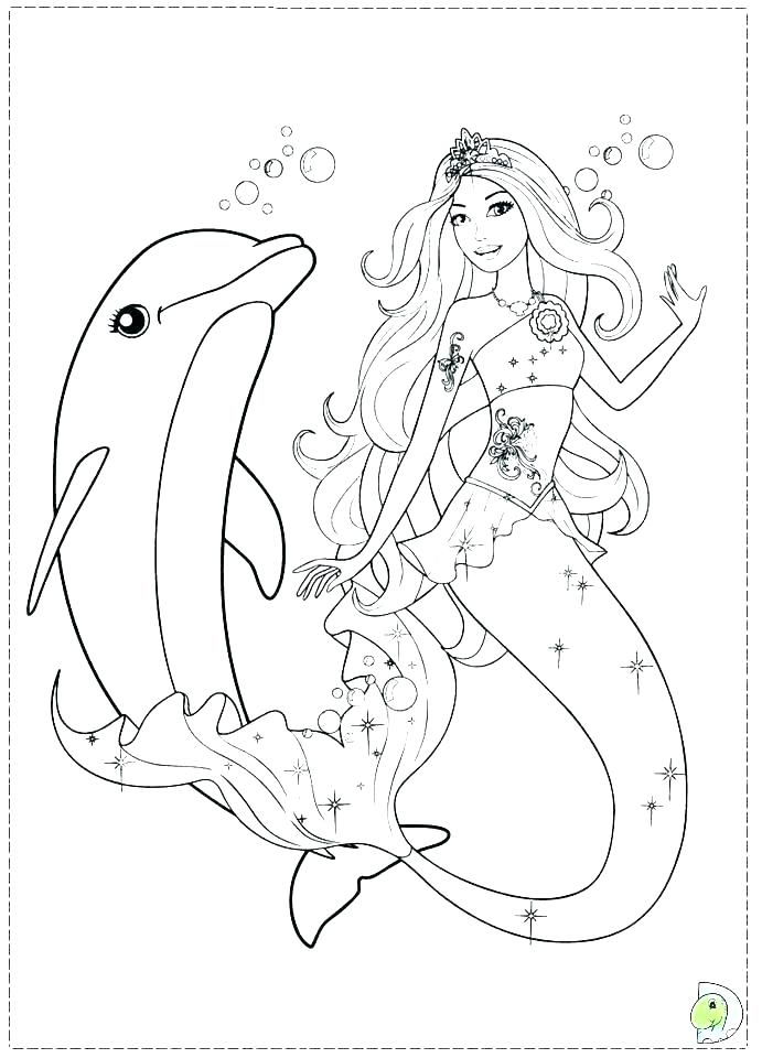 Mermaid Princess Coloring Pages at GetColorings.com | Free printable