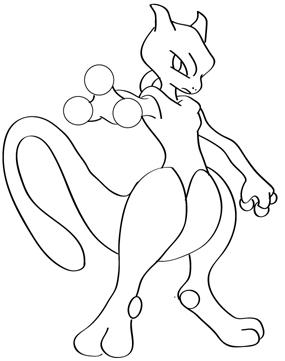 Mega Mewtwo Coloring Pages at GetColorings.com | Free printable