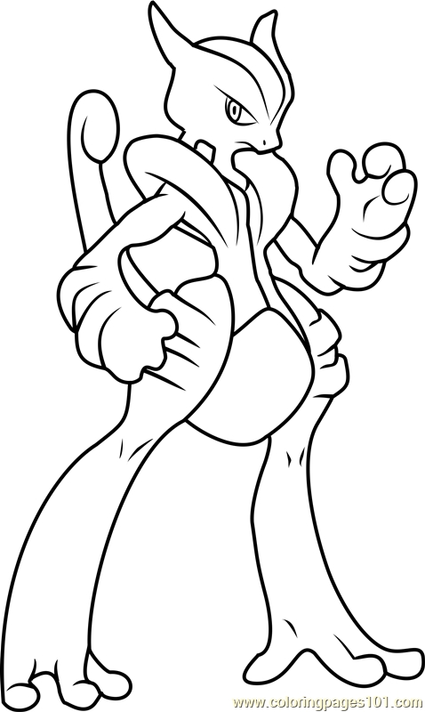 Mewtwo Coloring Pages at GetColorings.com | Free printable colorings