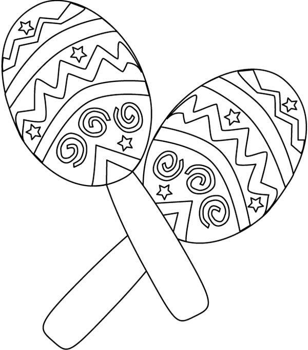 Mexican Sombrero Coloring Page at GetColorings.com | Free printable