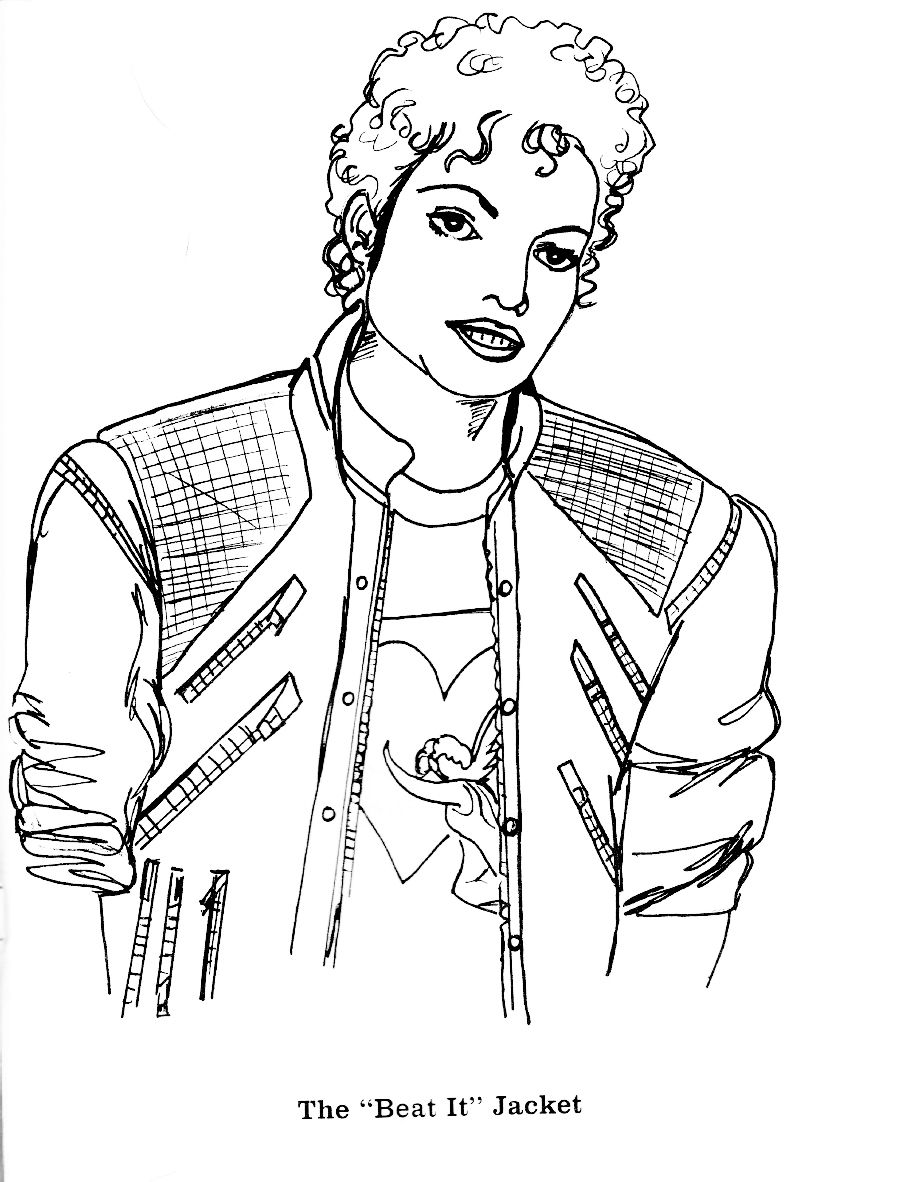 Jackson 5 Coloring Pages Michael Jackson Coloring Book Coloring