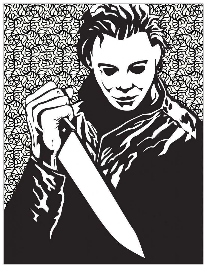 Michael Myers Coloring Pages at Free printable