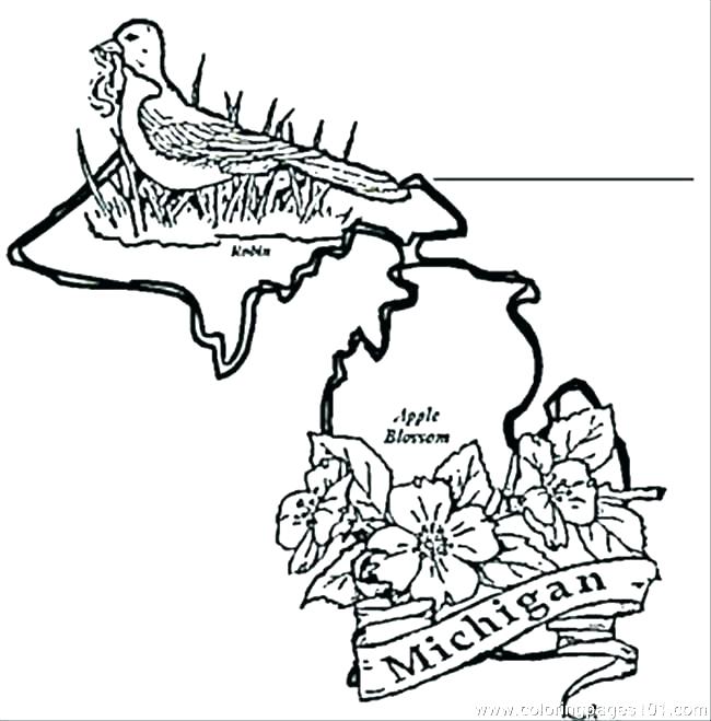 Michigan Wolverines Coloring Pages at GetColoringscom