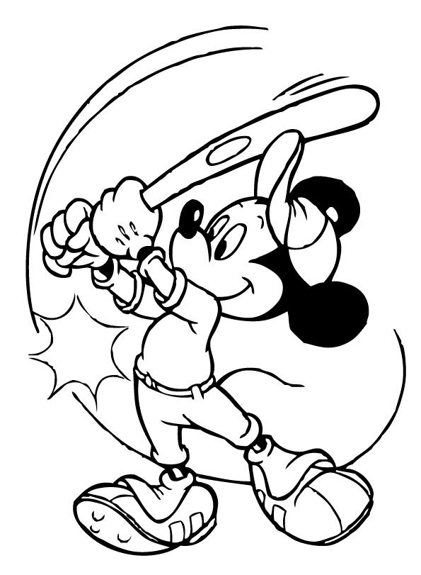 595x811 Free Printable Mickey Mouse Coloring Pages For Kids