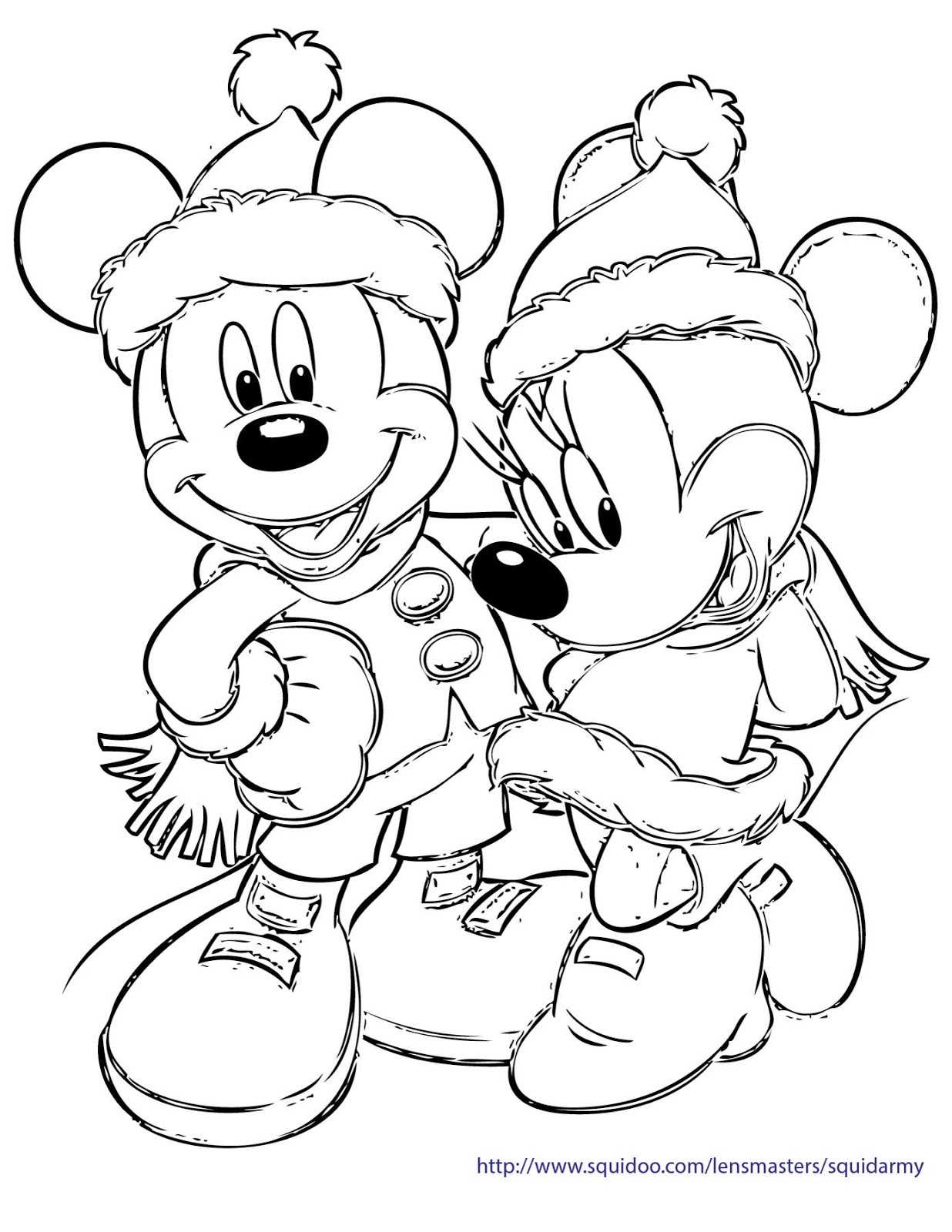 Mickey Mouse Christmas Coloring Pages Free Print at GetColorings.com