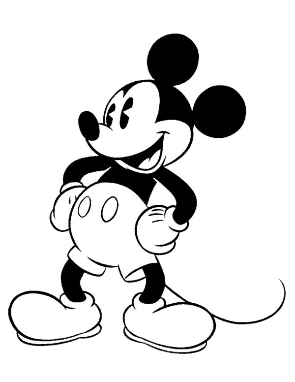 Mickey Mouse Head Coloring Pages At Getcolorings Free Printable